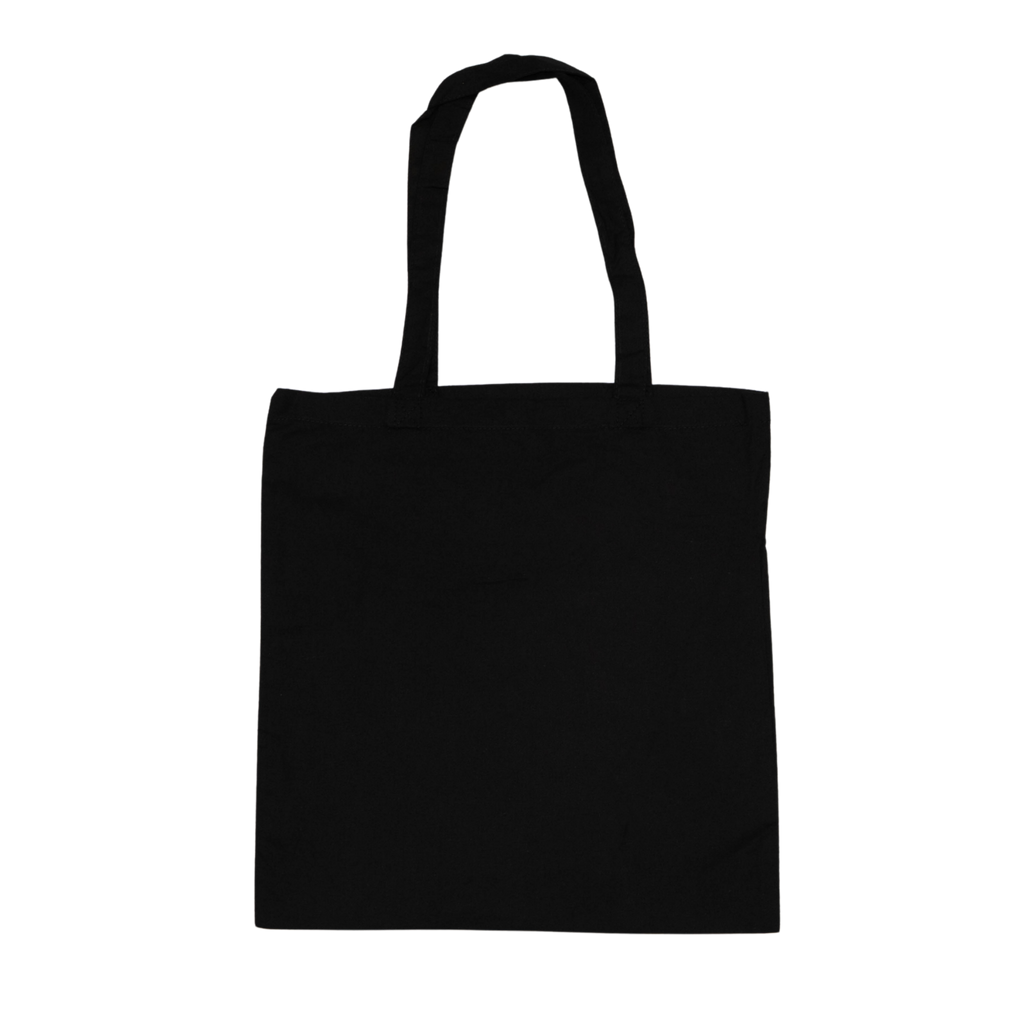 Back of the Bass Jamz OG black tote bag.