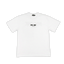 Front of the Bass Jamz OG White Tee featuring the signature graffiti logo. 