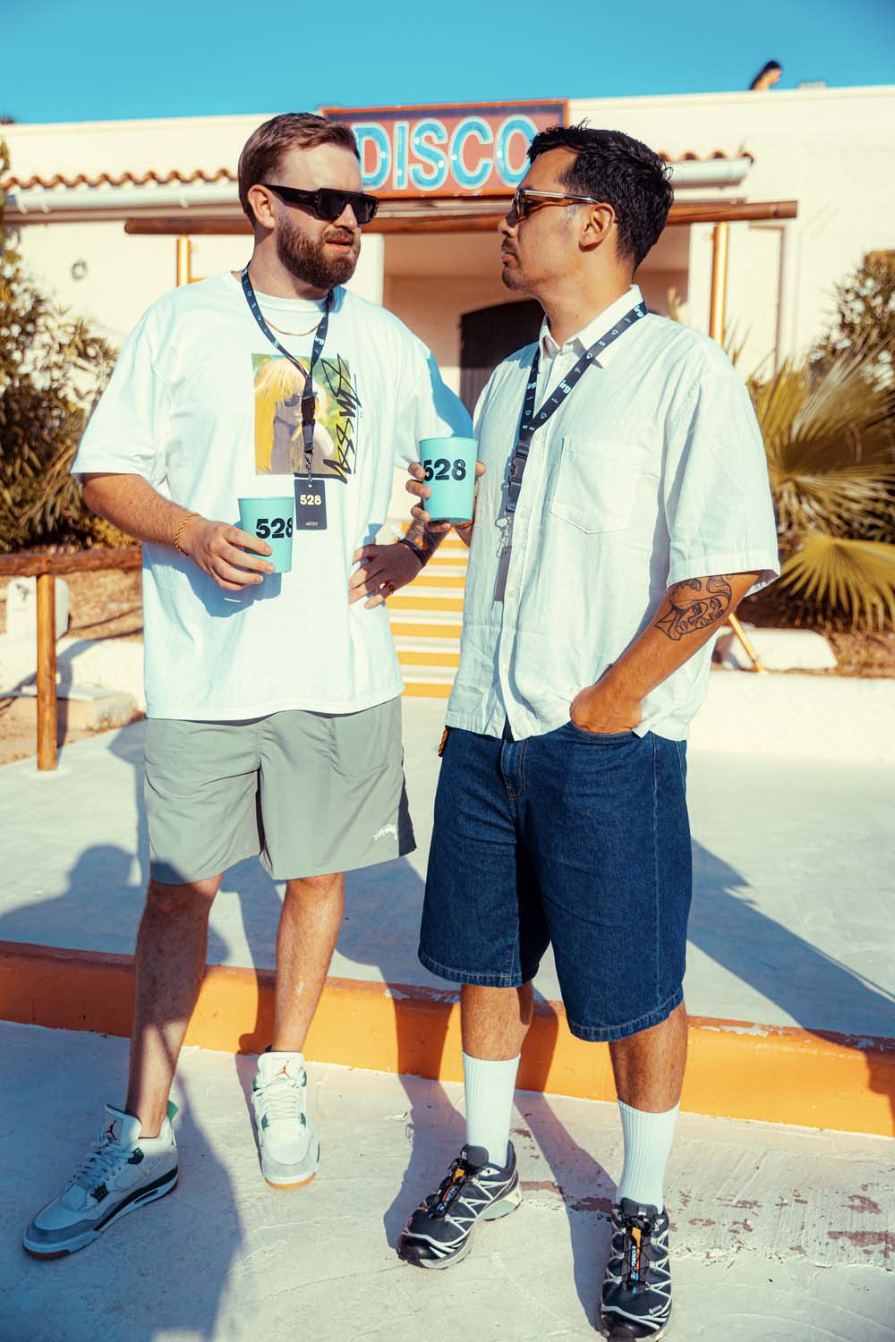 Gaskin and Locky in 528 Ibiza at Bass Jamz event 